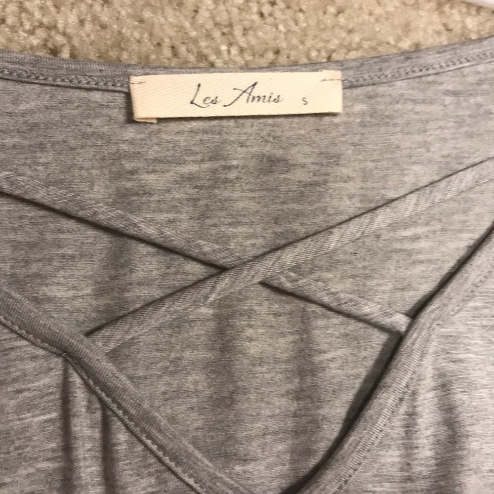 Light Grey Long Sleeve Top - Picture 6 of 7